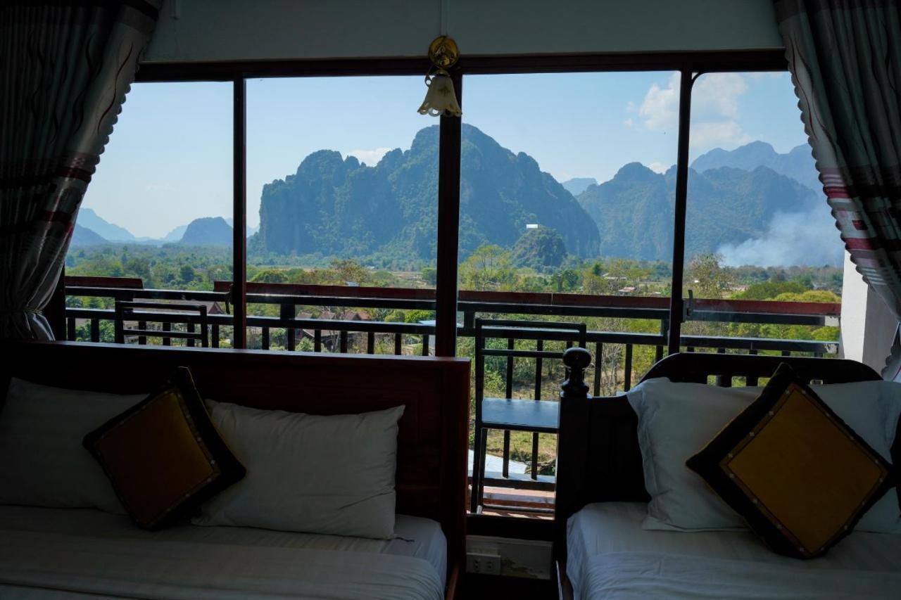 Bountang Riverside Hotel Vang Vieng Esterno foto